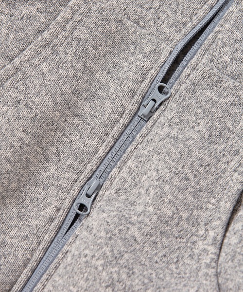 HOLIDAY（ホリデイ）の「THERMAL PRO FLEECE ZIP-UP HOODIE サーマルプロフリースジップアップフーディー（パーカー・レディース・ヘザーグレー/ブラック・ONE SIZE）」の4枚目の写真