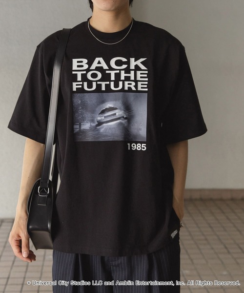 セール】『別注』SENSE OF PLACE×BTTF クルーネックプリントTシャツ A