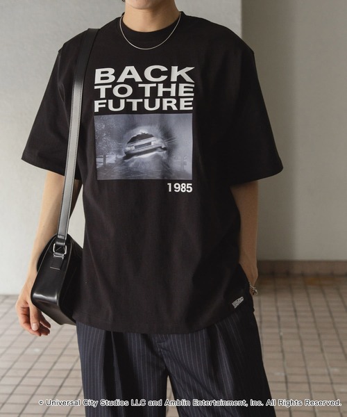 SENSE OF PLACE by URBAN RESEARCH（センスオブプレイスバイアーバンリサーチ）の「『別注』SENSE OF PLACE×BTTF　クルーネックプリントTシャツ A（Tシャツ/カットソー・メンズ・レッド/ホワイト/ブラック・MEDIUM/LARGE）」の21枚目の写真