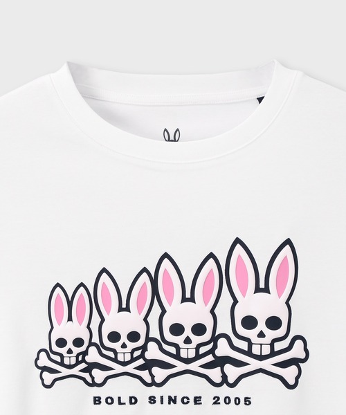 【バニーが可愛い限定デザイン】CELINE 70's Tシャツ VANSON / LOONEY TUNESコラボ バックスバニー 刺繍 スカル迷彩
