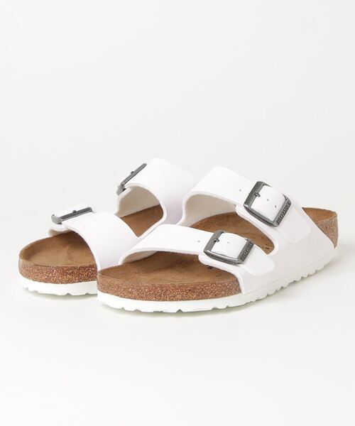 BIRKENSTOCK(ビルケンシュトック)の「ビルケンシュトック BIRKENSTOCK Arizona BF White(サンダル・メンズ・ホワイト・23.0cm/24.0cm/24.5cm/25.0cm/26.0cm/26.5cm/27.0cm)」の1枚目の写真