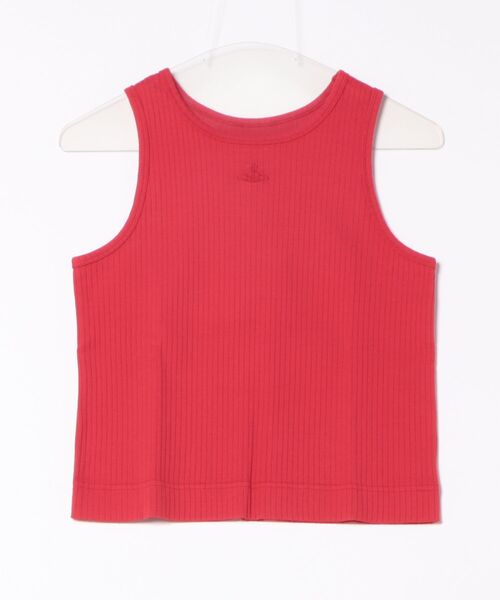 Vivienne Westwood（ヴィヴィアンウエストウッド）の「ｵｰｶﾞﾆｯｸ針抜きﾌﾗｲｽｸﾛｯﾌﾟﾄﾞｷｬﾐｿｰﾙ（キャミソール・レディース・ブラック/ホワイト/レッド・FREE）」の3枚目の写真