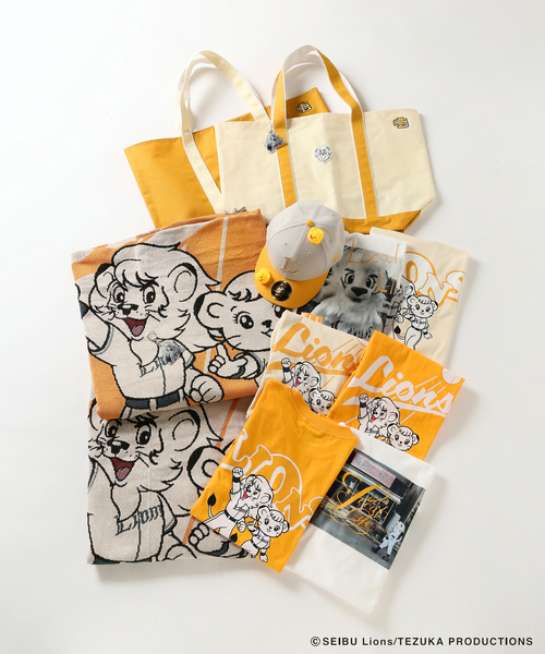 JOURNAL STANDARD relume（ジャーナルスタンダード　レリューム）の「埼玉西武ライオンズ×relume ジャガードラグ（その他小物・メンズ・イエロー/アイボリー・FREE）」の7枚目の写真