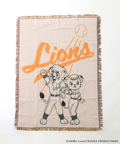 JOURNAL STANDARD relume（ジャーナルスタンダード　レリューム）の「埼玉西武ライオンズ×relume ジャガードラグ（その他小物・メンズ・イエロー/アイボリー・FREE）」の8枚目の写真