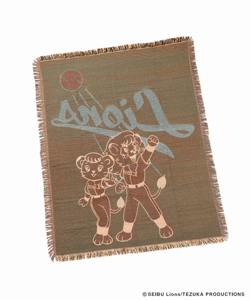 JOURNAL STANDARD relume（ジャーナルスタンダード　レリューム）の「埼玉西武ライオンズ×relume ジャガードラグ（その他小物・メンズ・イエロー/アイボリー・FREE）」の9枚目の写真