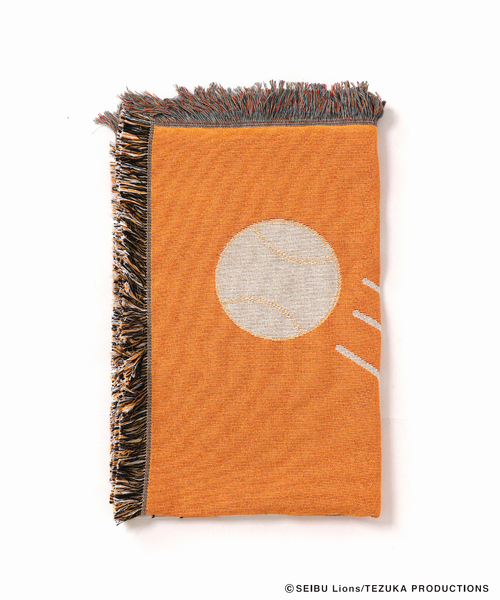 JOURNAL STANDARD relume（ジャーナルスタンダード　レリューム）の「埼玉西武ライオンズ×relume ジャガードラグ（その他小物・メンズ・イエロー/アイボリー・FREE）」の3枚目の写真