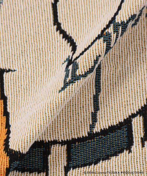 JOURNAL STANDARD relume（ジャーナルスタンダード　レリューム）の「埼玉西武ライオンズ×relume ジャガードラグ（その他小物・メンズ・イエロー/アイボリー・FREE）」の4枚目の写真