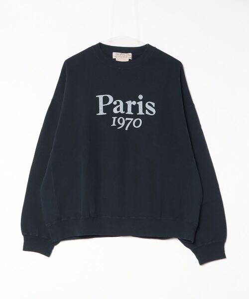 REMI RELIEF/レミレリーフ SP加工3飛び裏毛クルー(Paris 1970
