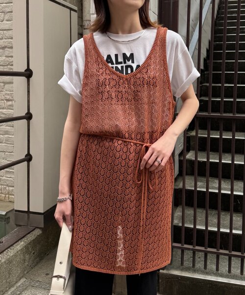手編みチュニック他6点セット かぎ針と棒針で編むワイドチュニック｜112さんコラボキット