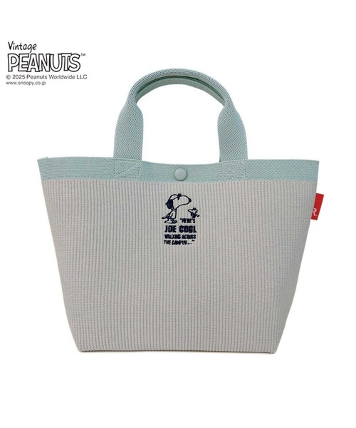 Vintage PEANUTS（ビンテージピーナッツ）の「ルートート / IP.デリ.ルフル.ピーナッツ-0H（トートバッグ・レディース・ミント/ネイビー/ピンク/グレー・FREE）」の3枚目の写真