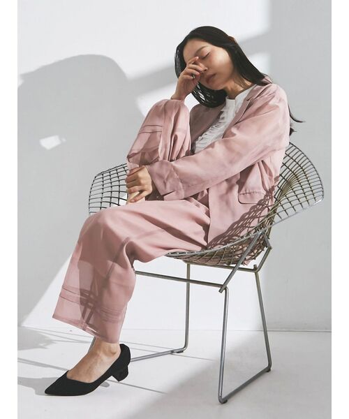 TONAL(トーナル)の「シアータックワイドパンツ(その他パンツ・レディース・ブラック/ベージュ/ピンク・MEDIUM/SMALL)」の16枚目の写真
