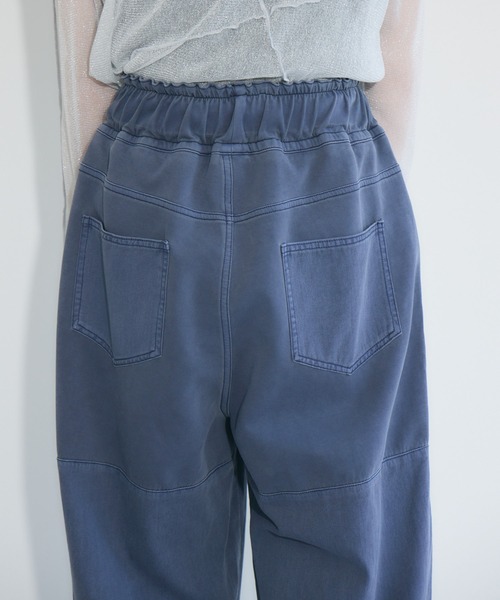 Paradise Picnic（パラダイスピクニック）の「33℃　ポンチ×布帛ワイドカーブパンツ（その他パンツ・レディース・ネイビー/ブラック/カーキ・FREE）」の17枚目の写真