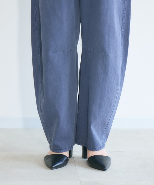 Paradise Picnic（パラダイスピクニック）の「33℃　ポンチ×布帛ワイドカーブパンツ（その他パンツ・レディース・ネイビー/ブラック/カーキ・FREE）」の21枚目の写真