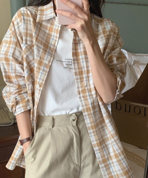 shoppinggo(ショッピングゴー)の「ロゴTシャツ レディース 夏服 tシャツ(Tシャツ/カットソー・レディース・ホワイト・L/M)」の16枚目の写真