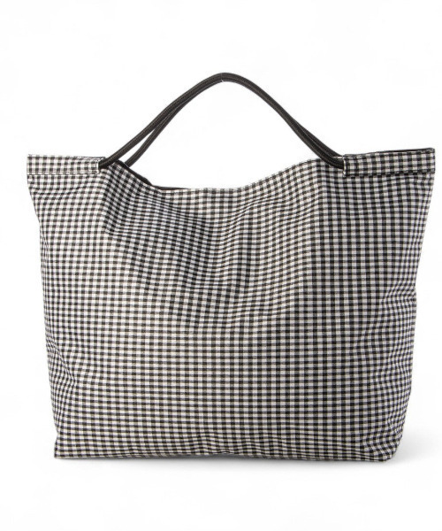 cache cache（カシュ カシュ）の「カシュカシュ cachecache / ウォッシャーナイロンパッカブルトート（トートバッグ・レディース・アイボリー/ブラック/グレー/ブラック系その他・FREE）」の15枚目の写真