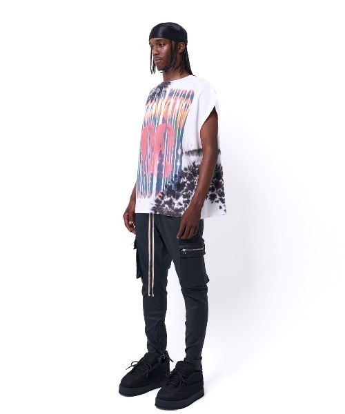 DANKE SCHON(ダンケシェーン)の「DankeSchon/ダンケシェーン/TIEDYE NOSLEEVES NUMBERRING(Tシャツ/カットソー・メンズ・その他24・M/L)」の2枚目の写真