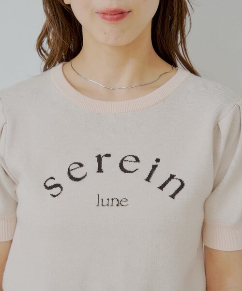 セール】5分袖ジャガードパフニット（ニット/セーター）｜Chico