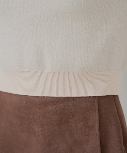 セール】5分袖ジャガードパフニット（ニット/セーター）｜Chico