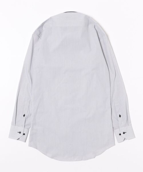 TOKYO SHIRTS(トウキョウシャツ)の「形態安定ノンアイロン ドゥエボットーニ 長袖ビジネスワイシャツ(ビジネスシャツ・メンズ・グレー・首回り37cm-裄丈80cm/首回り39cm-裄丈80cm/首回り39cm-裄丈84cm/首回り41cm-裄丈82cm/首回り41cm-裄丈86cm/首回り42cm-裄丈82cm/首回り42cm-裄丈86cm/首回り43cm-裄丈82cm/首回り43cm-裄丈86cm/首回り37cm-裄丈84cm)」の7枚目の写真