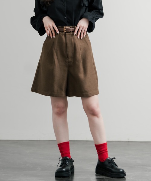 ファブリックタックワイドショートパンツ（その他パンツ）｜Rocky