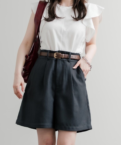 ファブリックタックワイドショートパンツ（その他パンツ）｜Rocky