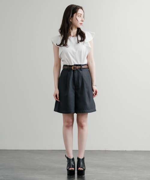 ファブリックタックワイドショートパンツ（その他パンツ）｜Rocky