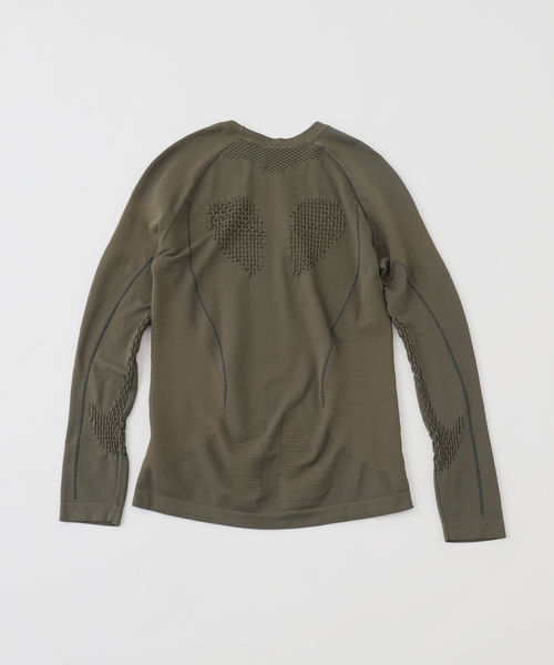 ROA(ロア)の「ROA / ロア Seamless Long Sleeve(Tシャツ/カットソー・メンズ・ブラウン系その他・SMALL/MEDIUM)」の2枚目の写真