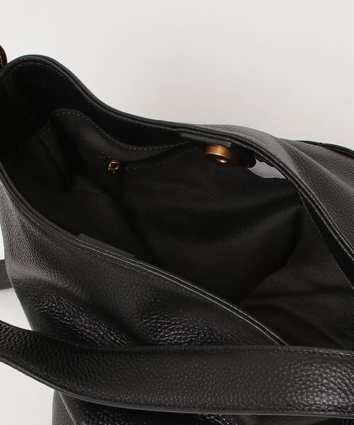 Beau're(ヴュレ)の「【BEAURE/ビュレ】Design Buckle Bucket ショルダー Bag(ショルダーバッグ・レディース・ベージュ/ブラック/アイボリー/ブラウン・FREE)」の18枚目の写真