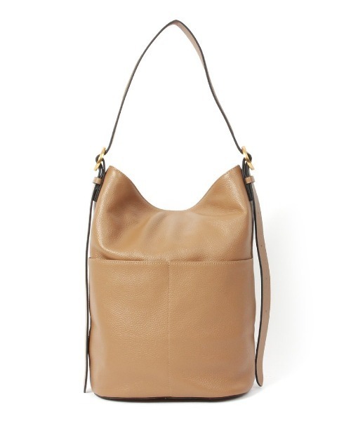 Beau're(ヴュレ)の「【BEAURE/ビュレ】Design Buckle Bucket ショルダー Bag(ショルダーバッグ・レディース・ベージュ/ブラック/アイボリー/ブラウン・FREE)」の8枚目の写真