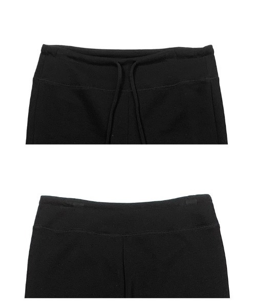 anyonemore（エニワンモア）の「スリムフィットウエストゴムブーツカットトレーニングパンツ（スウェットパンツ・レディース・ブラック/ネイビー/グレー・FREE）」の22枚目の写真