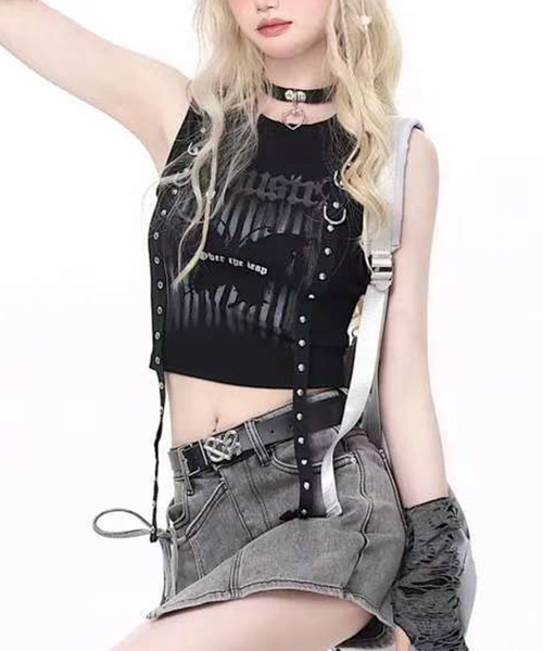 セール】【新作】クール＆スパイシー痩身ノースリーブタンクトップ