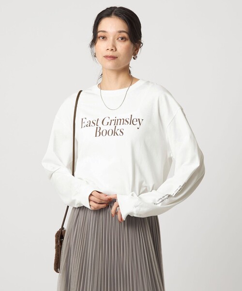 green label relaxing(グリーンレーベルリラクシング)の「ロゴ ロングスリーブ Tシャツ(Tシャツ/カットソー・レディース・ダークグレー/その他1/その他2・FREE)」の3枚目の写真