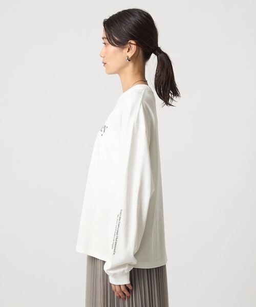 green label relaxing(グリーンレーベルリラクシング)の「ロゴ ロングスリーブ Tシャツ(Tシャツ/カットソー・レディース・ダークグレー/その他1/その他2・FREE)」の13枚目の写真