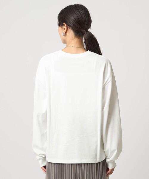 green label relaxing(グリーンレーベルリラクシング)の「ロゴ ロングスリーブ Tシャツ(Tシャツ/カットソー・レディース・ダークグレー/その他1/その他2・FREE)」の14枚目の写真