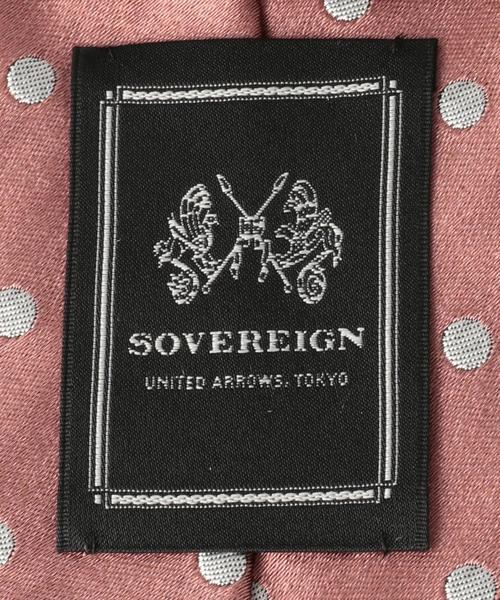 UNITED ARROWS（ユナイテッドアローズ）の「＜SOVEREIGN（ソブリン）＞BIANCHI サテン ドット タイ◆（ネクタイ・メンズ・ゴールド/シルバー/グレー/ピンク/ターコイズブルー/ネイビー・フリー）」の10枚目の写真