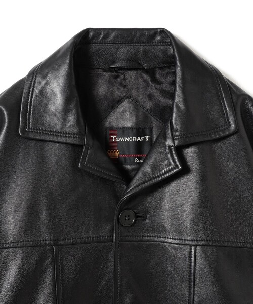 TOWNCRAFT（タウンクラフト）の「【別注】TOWN CRAFT / レザー カーコート（ブルゾン・メンズ・ブラック・XL/L/M/S）」の11枚目の写真