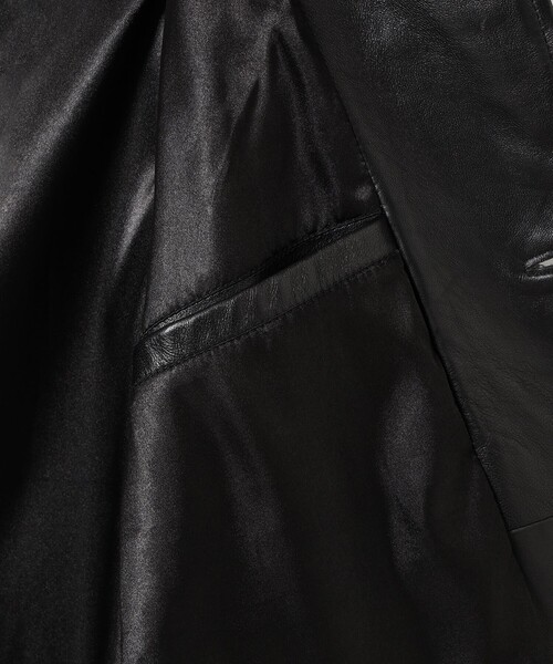 TOWNCRAFT（タウンクラフト）の「【別注】TOWN CRAFT / レザー カーコート（ブルゾン・メンズ・ブラック・XL/L/M/S）」の6枚目の写真