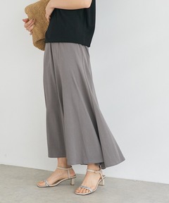 セール】リネンポプリン フレアマキシスカート（スカート）｜GALERIE