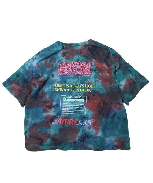 NATAL DESIGN（ネイタルデザイン）の「HEMP WIDE TEE DAY BREAK DYE ver.（Tシャツ/カットソー・メンズ・パープル/グリーン/ブラック・MEDIUM/LARGE/X-LARGE）」の3枚目の写真