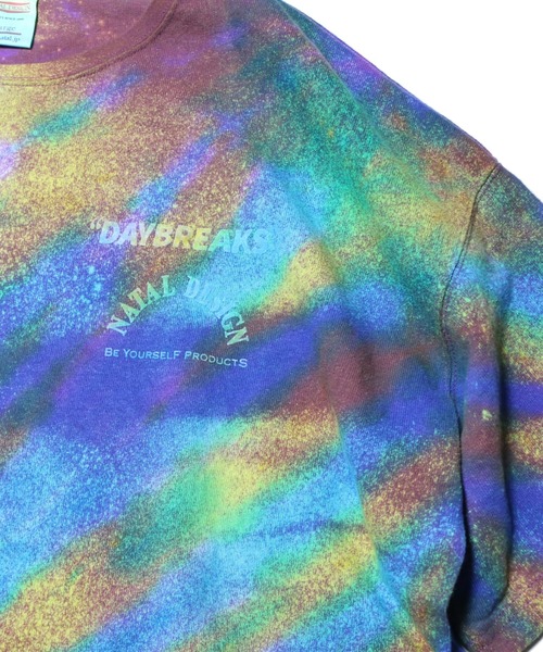 NATAL DESIGN（ネイタルデザイン）の「HEMP WIDE TEE DAY BREAK DYE ver.（Tシャツ/カットソー・メンズ・パープル/グリーン/ブラック・MEDIUM/LARGE/X-LARGE）」の12枚目の写真