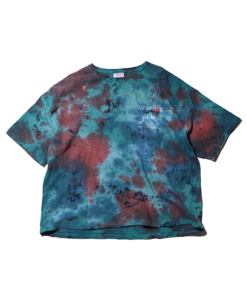 NATAL DESIGN（ネイタルデザイン）の「HEMP WIDE TEE DAY BREAK DYE ver.（Tシャツ/カットソー・メンズ・パープル/グリーン/ブラック・MEDIUM/LARGE/X-LARGE）」の7枚目の写真