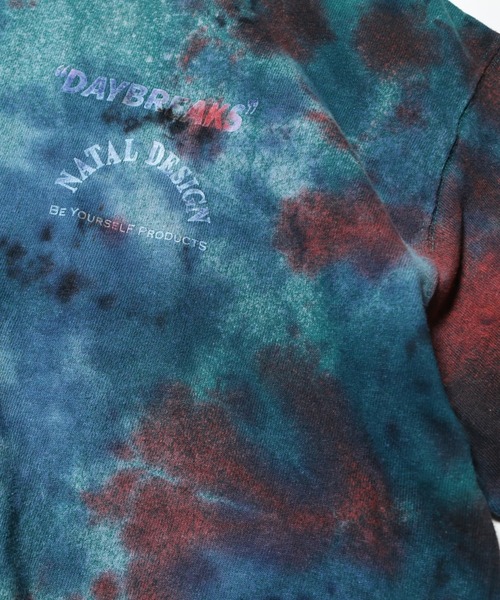 NATAL DESIGN（ネイタルデザイン）の「HEMP WIDE TEE DAY BREAK DYE ver.（Tシャツ/カットソー・メンズ・パープル/グリーン/ブラック・MEDIUM/LARGE/X-LARGE）」の6枚目の写真