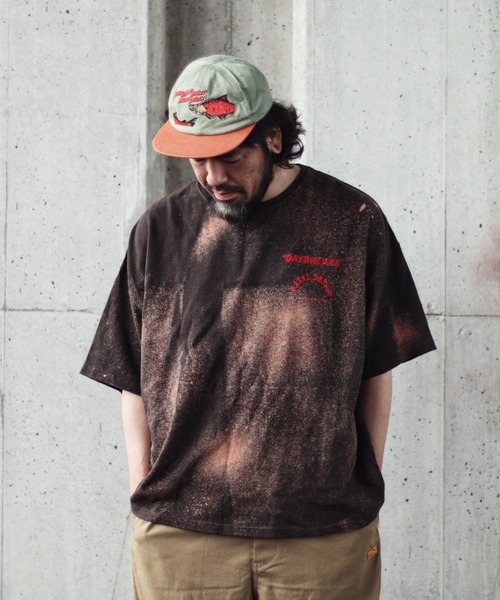 NATAL DESIGN（ネイタルデザイン）の「HEMP WIDE TEE DAY BREAK DYE ver.（Tシャツ/カットソー・メンズ・パープル/グリーン/ブラック・MEDIUM/LARGE/X-LARGE）」の5枚目の写真