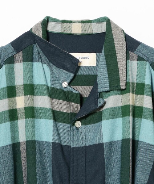 BEAMS BOY（ビームスボーイ）の「ビッグ タータン ワンピース（ワンピース・レディース・ダークグリーン/ネイビー/オレンジ・1/2）」の8枚目の写真