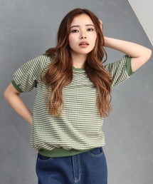 CECIL McBEE | ハニカム柄ジャガードトップス(Tシャツ/カットソー)