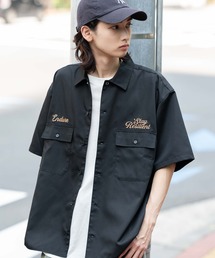 WEGO | WEGO/刺繍ロゴツイルワークシャツ(シャツ/ブラウス)