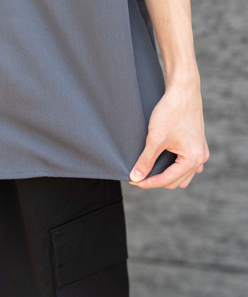 WEGO（ウィゴー）の「WEGO/刺繍ロゴツイルワークシャツ（シャツ/ブラウス・メンズ・ブラック/チャコール・MEDIUM/LARGE）」の10枚目の写真