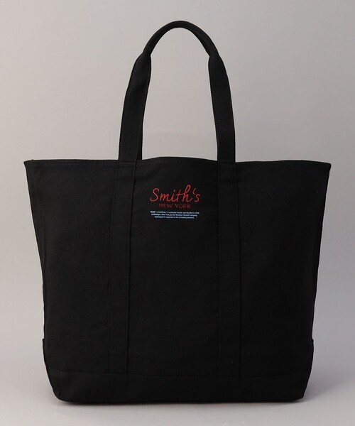 SMITH'S(スミス)の「SMITH’S(スミス)別注トートバッグ(トートバッグ・メンズ・ブラック/オフホワイト・FREE)」の2枚目の写真