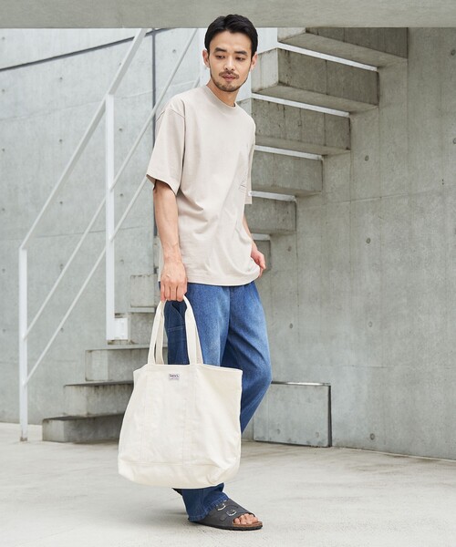 SMITH'S(スミス)の「SMITH’S(スミス)別注トートバッグ(トートバッグ・メンズ・ブラック/オフホワイト・FREE)」の10枚目の写真