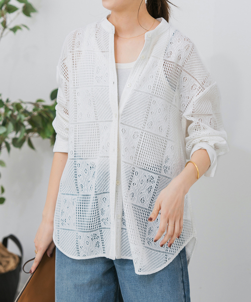 追加3》PEレースシャツ（シャツ/ブラウス）｜Spick & Span